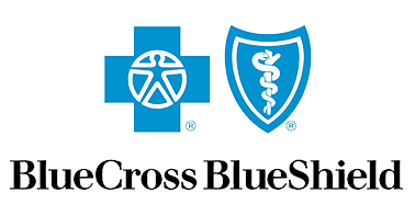Blue Cross Blue Shield logo with cross and shield symbols representing health insurance coverage.